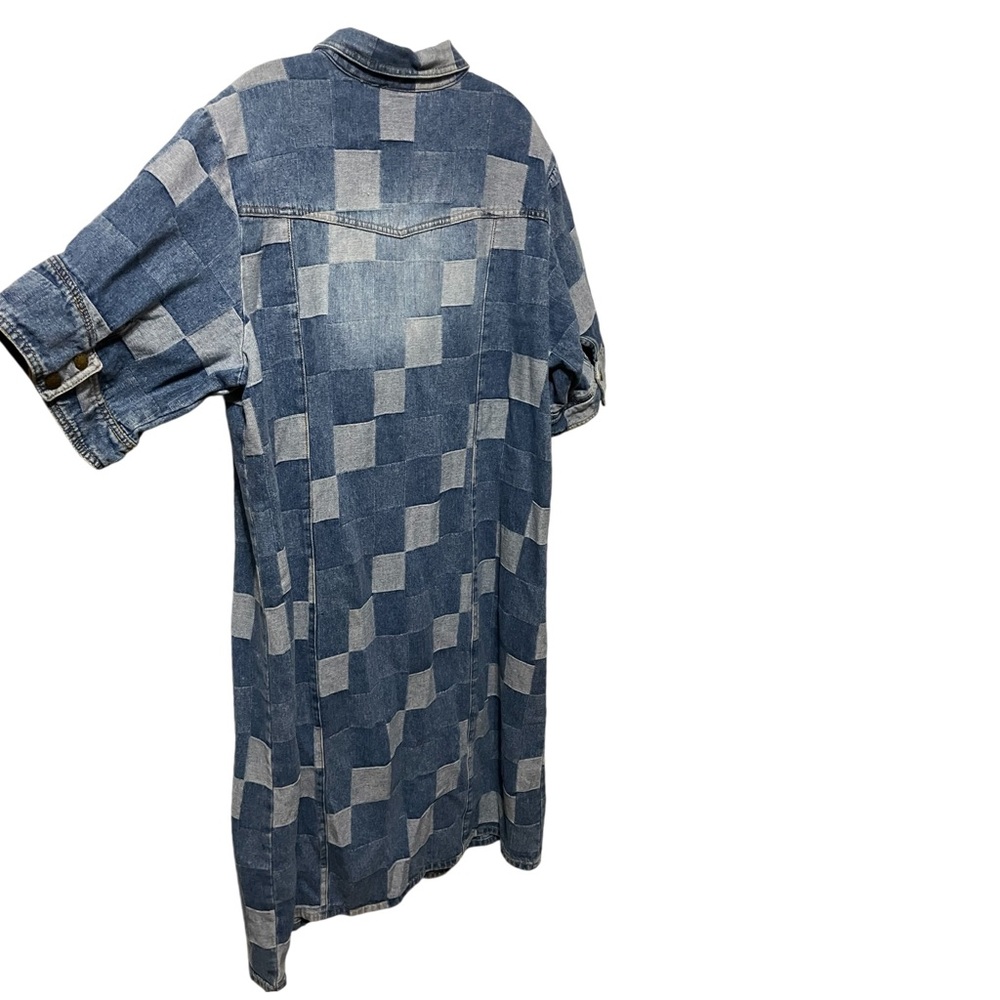 Vintage Carolina Blues Plus patchwork multi blue … - image 6